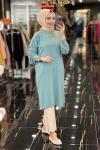 3443 Nopen Fitilli Triko Tunik Mint